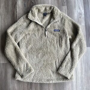 Patagonia Beige Fleece Snow Jacket
